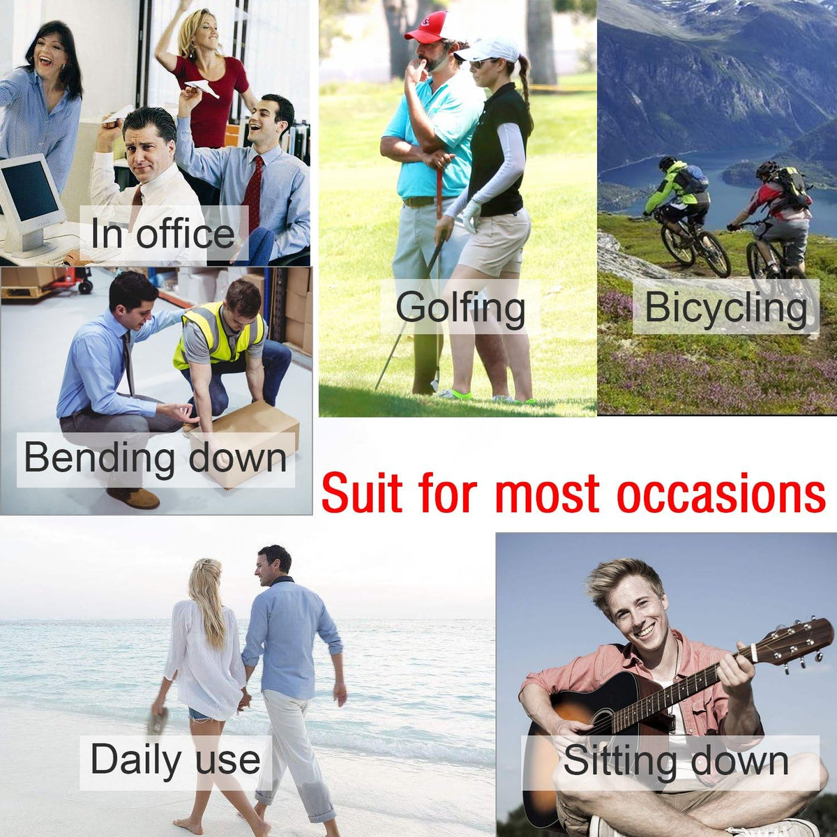 No Buckle Invisible Elastic Stretch Belt for Men/Women Fits Waist 24-50In Father Day Gift